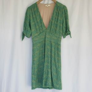 Nightcap Clothing Rosé Day Mini Dress in Green